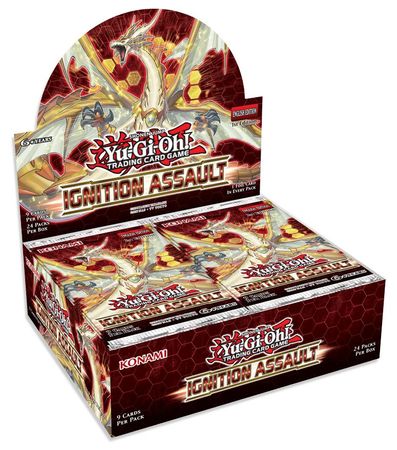 Ignition Assault Booster Box of 24 1st Edition Packs Yugioh Ignition Assault Booster Box of 24 1st Edition Packs Yugioh