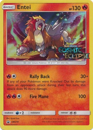 Entei SM219 Pre Release Promo Entei SM219 Pre Release Promo