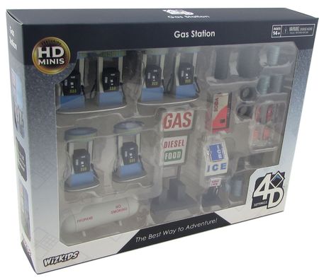 4D Settings Gas Station WizKids WZK73924 4D Settings Miniatures WizKids 4D Settings Gas Station WizKids WZK73924 4D Settings Miniatures WizKids