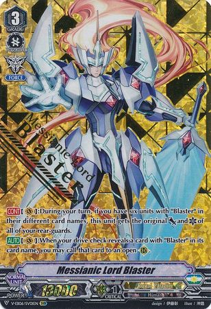 Messianic Lord Blaster V EB06 SV01EN Special Vanguard Rare SVR Messianic Lord Blaster V EB06 SV01EN Special Vanguard Rare SVR