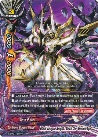Black Dragon Knight Birth the Demon Eye S CBT01 0057EN Common C FCBF S Climax Booster 1 Golden Garga Black Dragon Knight Birth the Demon Eye S CBT01 0057EN Common C FCBF S Climax Booster 1 Golden Garga