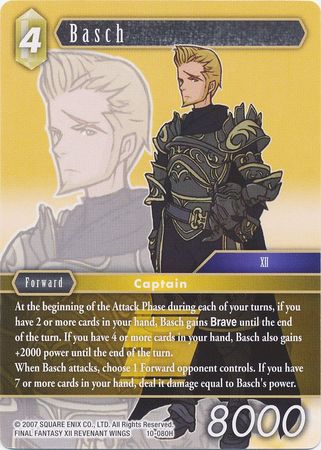 Basch 10 080H Hero Opus X Collection Ancient Champions Singles Basch 10 080H Hero Opus X Collection Ancient Champions Singles