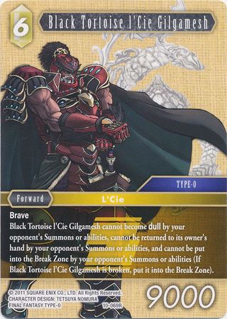 Black Tortoise I Cie Gilgamesh 10 069R Rare Opus X Collection Ancient Champions Singles Black Tortoise I Cie Gilgamesh 10 069R Rare Opus X Collection Ancient Champions Singles