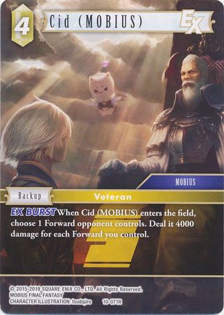 Cid MOBIUS EX 10 071R Rare Opus X Collection Ancient Champions Singles Cid MOBIUS EX 10 071R Rare Opus X Collection Ancient Champions Singles