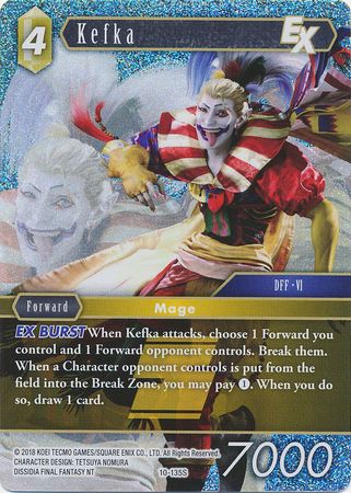 Kefka EX 10 135S Starter Foil Opus X Collection Ancient Champions Foil Singles Kefka EX 10 135S Starter Foil Opus X Collection Ancient Champions Foil Singles