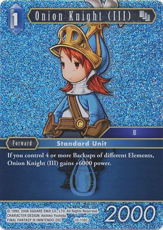 Onion Knight III Refia 10 116C Common Foil Onion Knight III Refia 10 116C Common Foil