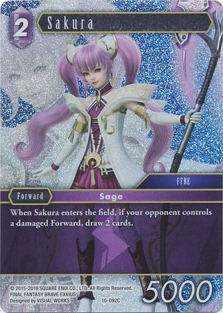 Sakura 10 092C Common Foil Sakura 10 092C Common Foil
