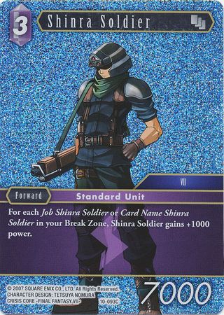 Shinra Soldier 10 093C Common Foil Opus X Collection Ancient Champions Foil Singles Shinra Soldier 10 093C Common Foil Opus X Collection Ancient Champions Foil Singles
