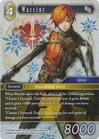 Warrior 10 075C Common Foil Opus X Collection Foil Singles Warrior 10 075C Common Foil Opus X Collection Foil Singles