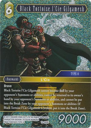 Black Tortoise I Cie Gilgamesh 10 069R Rare Foil Black Tortoise I Cie Gilgamesh 10 069R Rare Foil