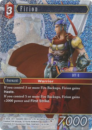 Firion 10 013R Rare Foil Firion 10 013R Rare Foil
