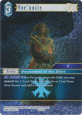 Yve noile EX 10 022R Rare Foil Yve noile EX 10 022R Rare Foil