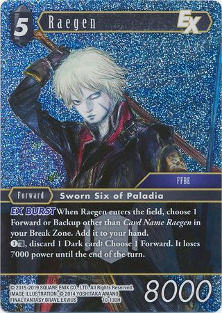Raegen EX 10 130H Hero Foil Opus X Collection Foil Singles Raegen EX 10 130H Hero Foil Opus X Collection Foil Singles