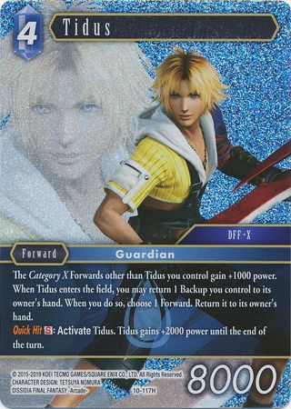 Tidus 10 117H Hero Foil Tidus 10 117H Hero Foil