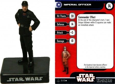 Imperial Officer 30 Alliance and Empire Star Wars Miniatures Uncommon Alliance Empire Singles Imperial Officer 30 Alliance and Empire Star Wars Miniatures Uncommon Alliance Empire Singles