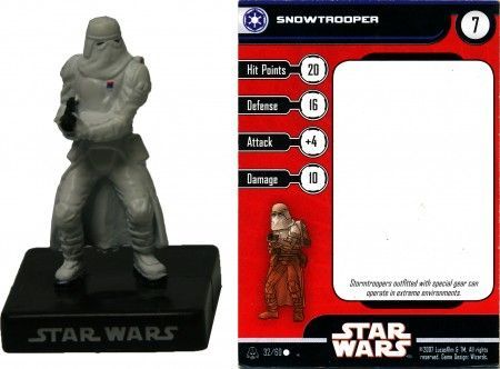 Snowtrooper 32 Alliance and Empire Star Wars Miniatures Common Snowtrooper 32 Alliance and Empire Star Wars Miniatures Common