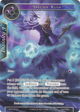 Specter Rush SDV5 017 Uncommon Force of Will New Valhalla Starter Decks Singles Specter Rush SDV5 017 Uncommon Force of Will New Valhalla Starter Decks Singles