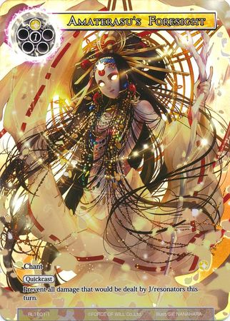 Amaterasu s Foresight RL1801 1 Full Art Promo Force of Will Promos Amaterasu s Foresight RL1801 1 Full Art Promo Force of Will Promos