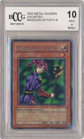 Magician of Faith MRD 036 BCCG Gem Mint 10 Rare Unlimited MRD 5170 Metal Raiders MRD Unlimited Singles Magician of Faith MRD 036 BCCG Gem Mint 10 Rare Unlimited MRD 5170 Metal Raiders MRD Unlimited Singles