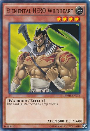 Elemental Hero Wildheart SDHS EN011 Common Unlimited Structure Deck HERO Strike Unlimited Singles Elemental Hero Wildheart SDHS EN011 Common Unlimited Structure Deck HERO Strike Unlimited Singles