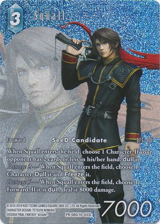 Squall PR 060 10 033L Legend Foil Promo Squall PR 060 10 033L Legend Foil Promo
