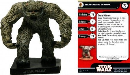 Rampaging Wampa 51 Alliance and Empire Star Wars Miniatures Very Rare Alliance Empire Singles Rampaging Wampa 51 Alliance and Empire Star Wars Miniatures Very Rare Alliance Empire Singles