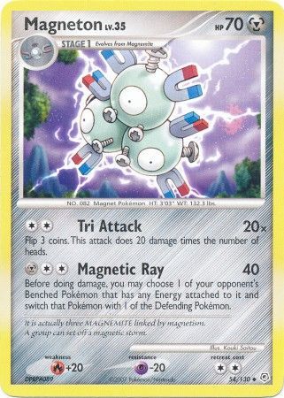 Magneton 54 130 Uncommon Diamond Pearl Base Set Singles Magneton 54 130 Uncommon Diamond Pearl Base Set Singles