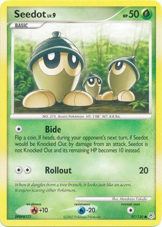 Seedot 97 130 Common Diamond Pearl Base Set Singles Seedot 97 130 Common Diamond Pearl Base Set Singles