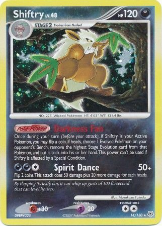 Shiftry - 14/130 - Holo Rare