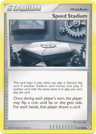 Speed Stadium 114 130 Uncommon Diamond Pearl Base Set Singles Speed Stadium 114 130 Uncommon Diamond Pearl Base Set Singles