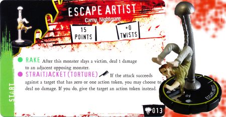 Escape Artist 013 Freakshow HorrorClix Escape Artist 013 Freakshow HorrorClix