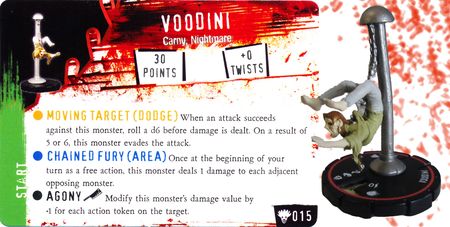 Voodini 015 Freakshow HorrorClix HorrorClix Freakshow Singles Voodini 015 Freakshow HorrorClix HorrorClix Freakshow Singles