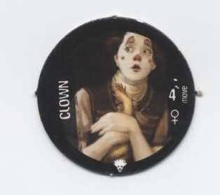 Clown Token Freakshow HorrorClix Clown Token Freakshow HorrorClix