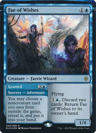 Fae of Wishes 044 269 ELD Prerelease Foil Promo Magic The Gathering Promo Cards Fae of Wishes 044 269 ELD Prerelease Foil Promo Magic The Gathering Promo Cards