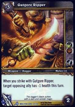 Gutgore Ripper Molten Core 23 30 Rare WoW Molten Core Treasure Pack Singles Gutgore Ripper Molten Core 23 30 Rare WoW Molten Core Treasure Pack Singles