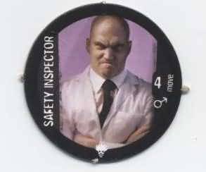 Safety Inspector Token Freakshow HorrorClix Safety Inspector Token Freakshow HorrorClix