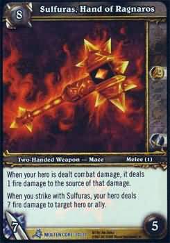 Sulfuras Hand of Ragnaros Molten Core 30 30 Rare Sulfuras Hand of Ragnaros Molten Core 30 30 Rare