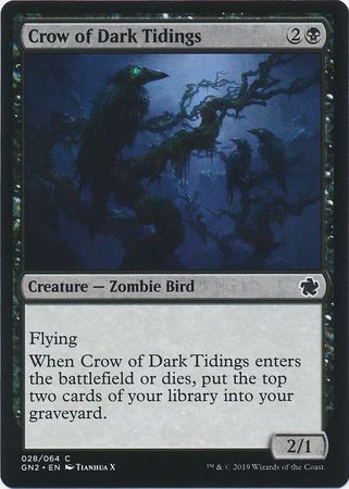 Crow of Dark Tidings 028 064 Magic Game Night 2019 Box Set Singles Crow of Dark Tidings 028 064 Magic Game Night 2019 Box Set Singles