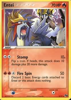 Entei 1 17 Rare Entei 1 17 Rare