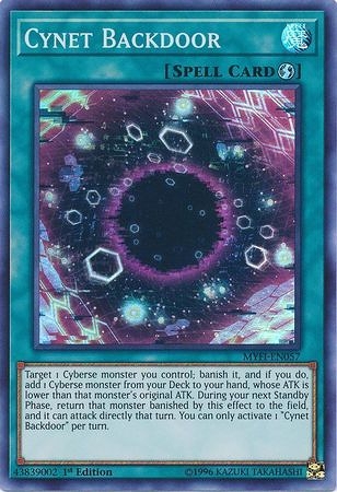Cynet Backdoor MYFI EN057 Super Rare 1st Edition Mystic Fighters Singles Cynet Backdoor MYFI EN057 Super Rare 1st Edition Mystic Fighters Singles