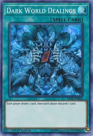Dark World Dealings MYFI EN054 Super Rare 1st Edition Mystic Fighters Singles Dark World Dealings MYFI EN054 Super Rare 1st Edition Mystic Fighters Singles