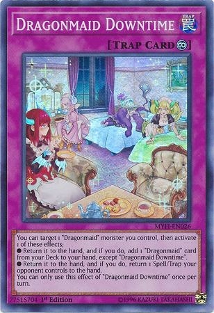 Dragonmaid Downtime MYFI EN026 Super Rare 1st Edition Mystic Fighters Singles Dragonmaid Downtime MYFI EN026 Super Rare 1st Edition Mystic Fighters Singles