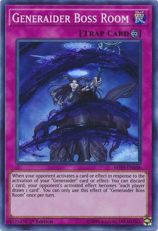 Generaider Boss Room MYFI EN038 Super Rare 1st Edition Mystic Fighters Singles Generaider Boss Room MYFI EN038 Super Rare 1st Edition Mystic Fighters Singles