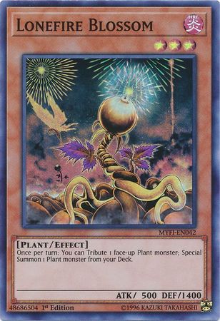 Lonefire Blossom MYFI EN042 Super Rare 1st Edition Lonefire Blossom MYFI EN042 Super Rare 1st Edition