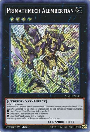 Primathmech Alembertian MYFI EN040 Secret Rare 1st Edition Mystic Fighters Singles Primathmech Alembertian MYFI EN040 Secret Rare 1st Edition Mystic Fighters Singles