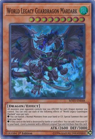 World Legacy Guardragon Mardark MYFI EN048 Super Rare 1st Edition Mystic Fighters Singles World Legacy Guardragon Mardark MYFI EN048 Super Rare 1st Edition Mystic Fighters Singles