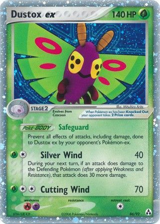 Dustox ex 86 92 Ultra Rare Ex Legend Maker Singles Dustox ex 86 92 Ultra Rare Ex Legend Maker Singles