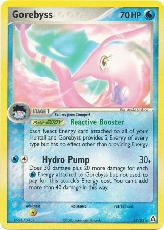 Gorebyss 17 92 Rare Ex Legend Maker Singles Gorebyss 17 92 Rare Ex Legend Maker Singles