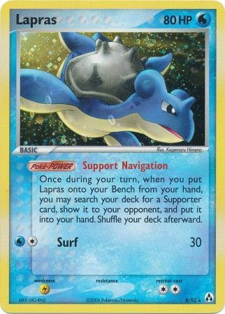 Lapras 8 92 Holo Rare Ex Legend Maker Singles Lapras 8 92 Holo Rare Ex Legend Maker Singles