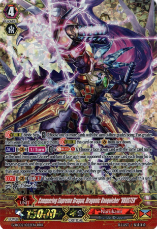 Conquering Supreme Dragon Dragonic Vanquisher VBUSTER G RC02 022EN RRR G Revival Collection Vol 2 G RC02 Conquering Supreme Dragon Dragonic Vanquisher VBUSTER G RC02 022EN RRR G Revival Collection Vol 2 G RC02